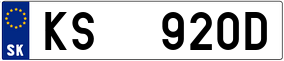 Truck License Plate